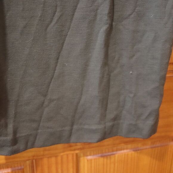 Wear in Good Health Army Green Pencil Skirt Archivel Vintage 14 - Picture 3 of 9